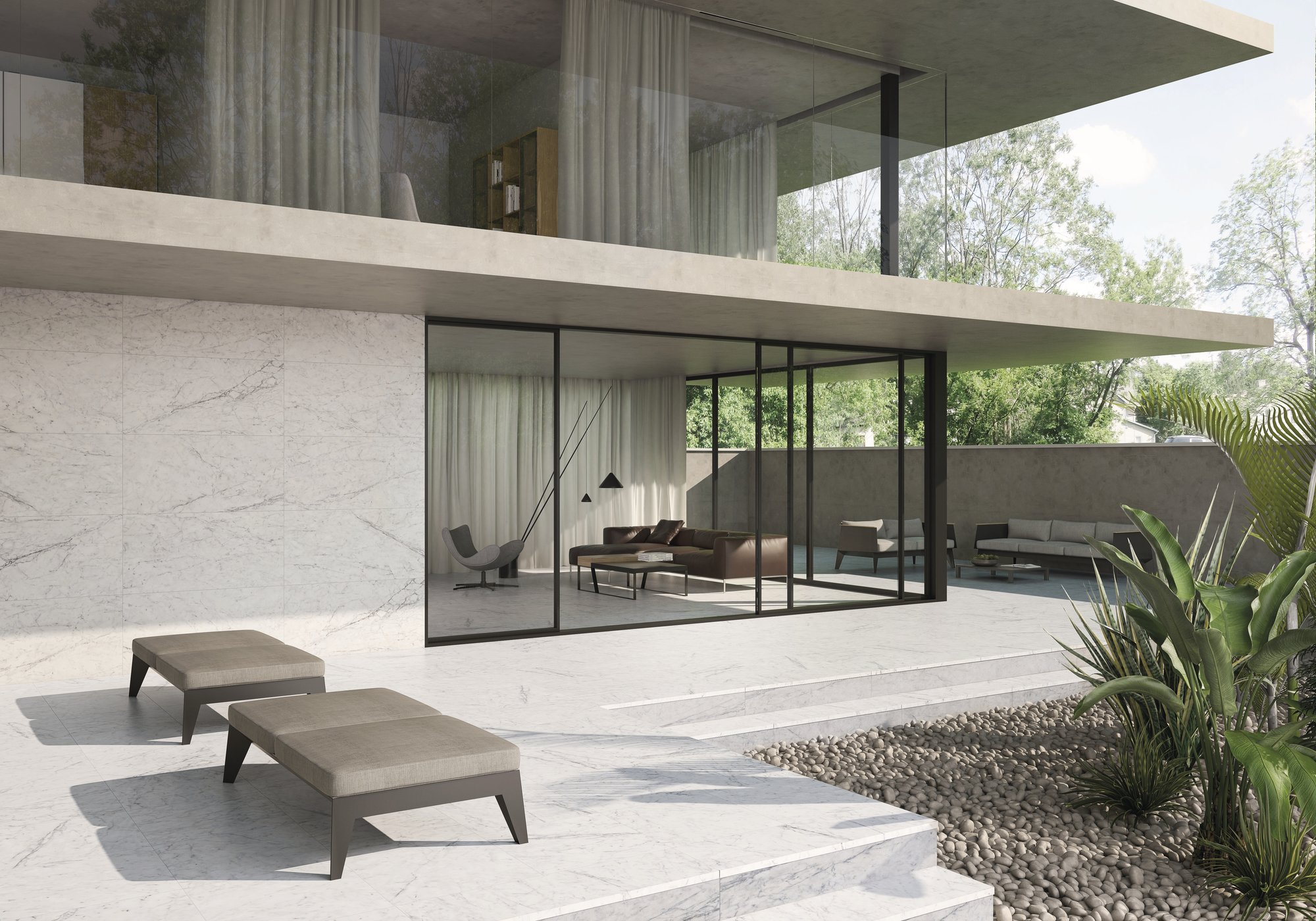 Ape Grupo Коллекция VITA/LUCE Mat 120*120 см (N31) в интерьере